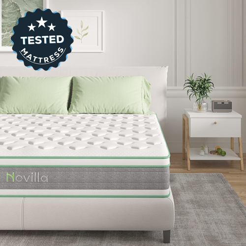 Novilla N-m02028 Hybrid Innerspring Medium Firm Mattress With Pillow Top