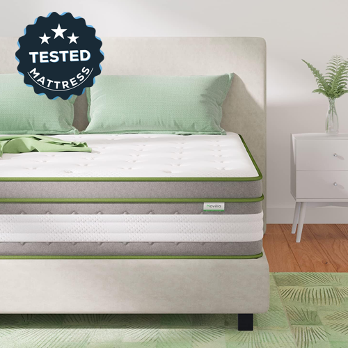 Novilla Nv0m807 Hybrid Mattress With Individually Wrapped Pocket Coils