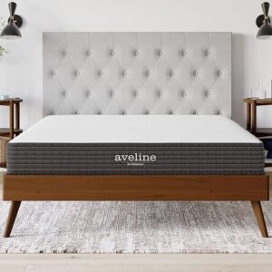 Modway Aveline Gel Infused Memory Mattress with CertiPUR-US Certified Foam, Queen, White